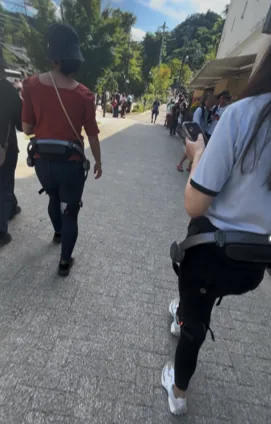 Wearable mobility walking demonstration in Japan