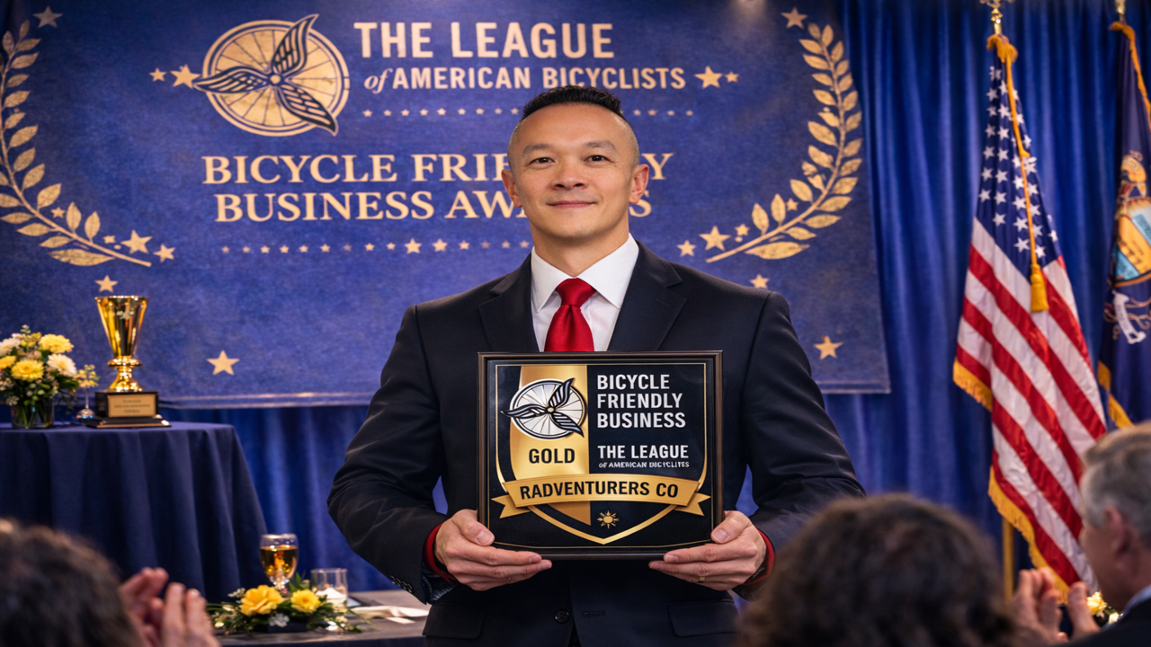 League of American Bicyclists Gold Level Bicycle Friendly Business